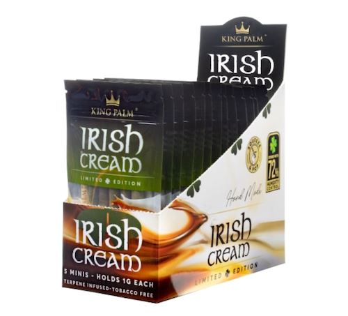 King Palm Flavored Mini Wraps - Irish Cream (15 pack) Wraps King Palm 