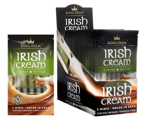 King Palm Flavored Mini Wraps - Irish Cream (15 pack) Wraps King Palm 
