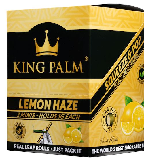 King Palm Flavored Mini Wraps - Lemon Haze (20 pack) Wraps King Palm 