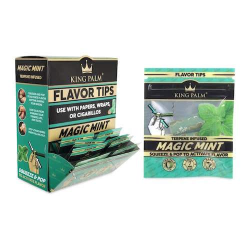 King Palm - Magic Mint Filters (50 pack) Rolling Tip King Palm 