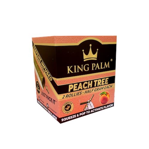 King Palm Peach Tree Wraps - 2 Rollie Rolls (20ct) Wraps King Palm 