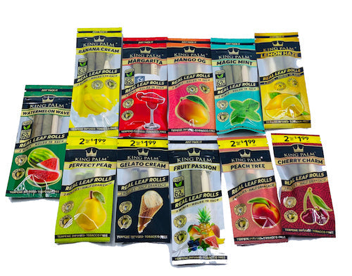 King Palm - Ultimate Sampler (11 Flavors) Blunt Wrap Puff Wholesale 