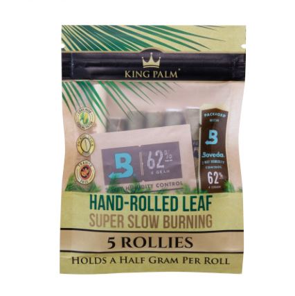 King Palms Super Slow Burning Wraps - Rollies (5 Pack) Blunt Wrap King Palm 