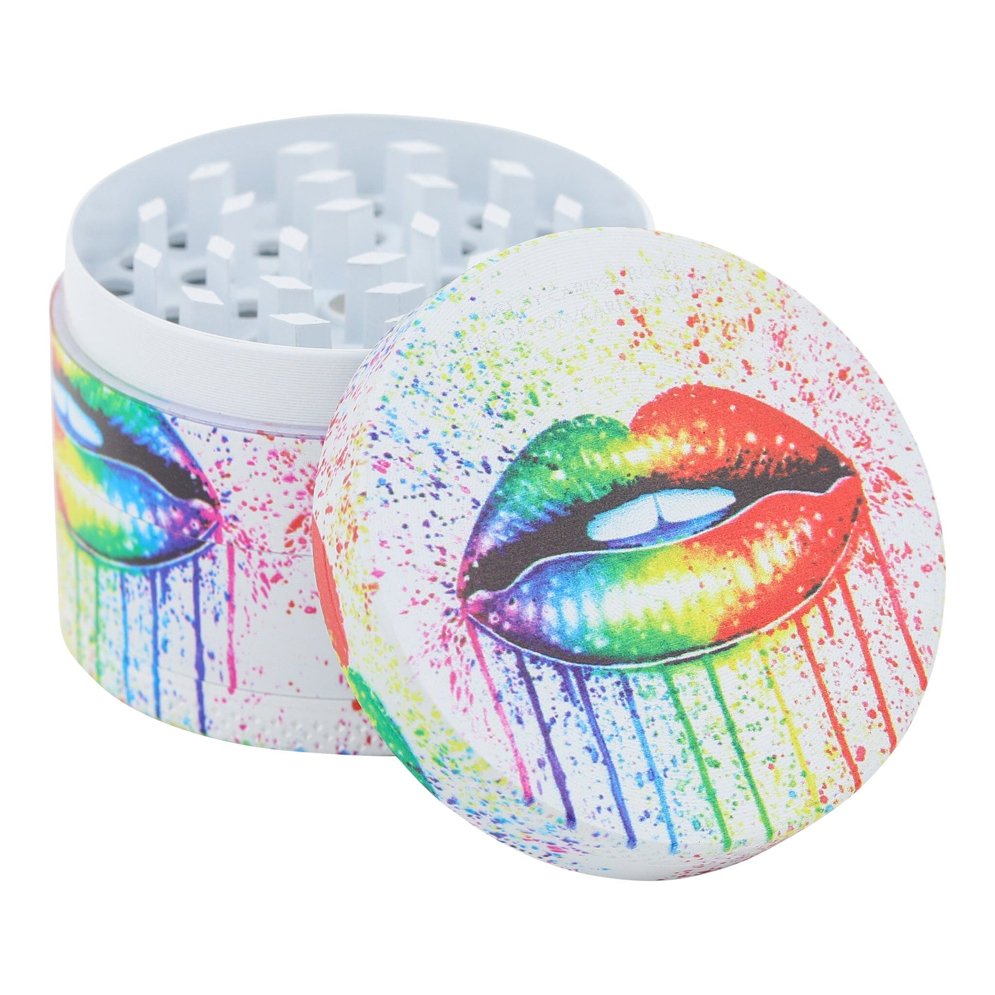 Lip Smacker Grinder - 50mm Grinder Grinders Rainbow Dots 