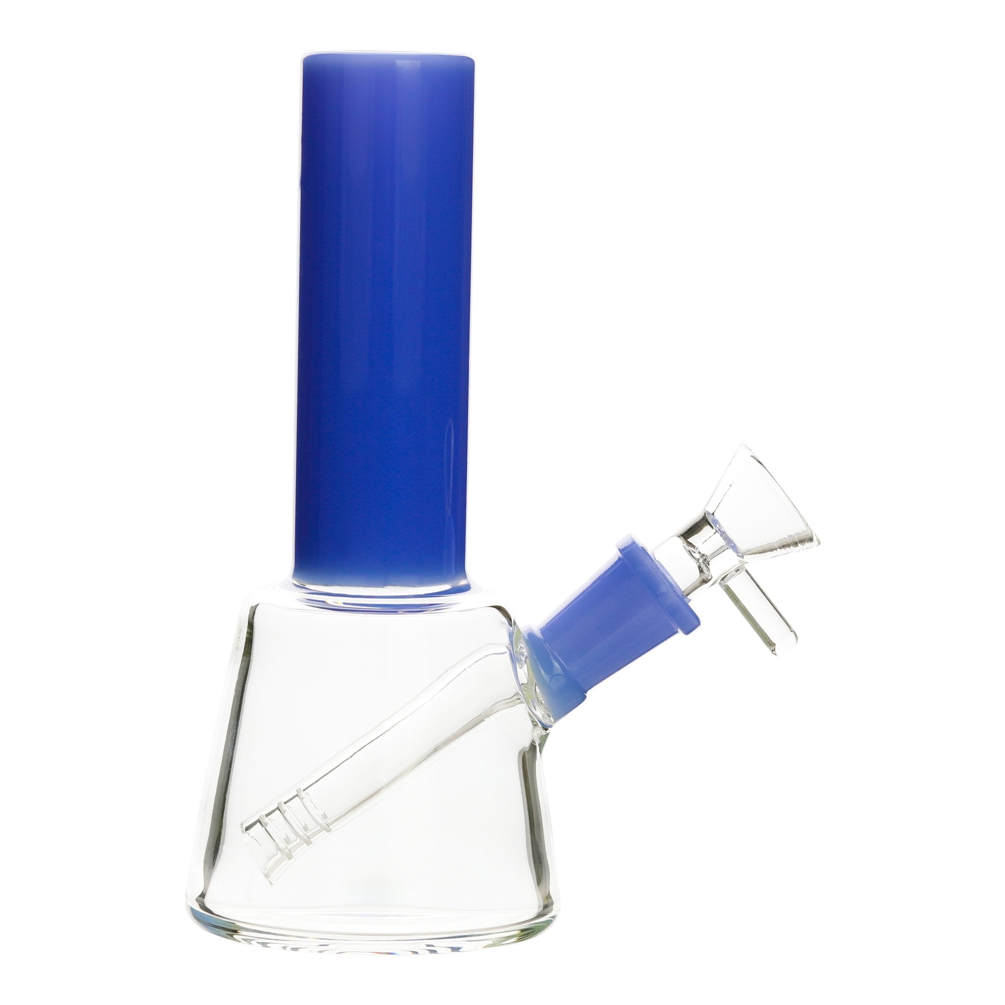 Mini Colored Tube Beaker Bong (7") Bong Royal Glass Lavender 