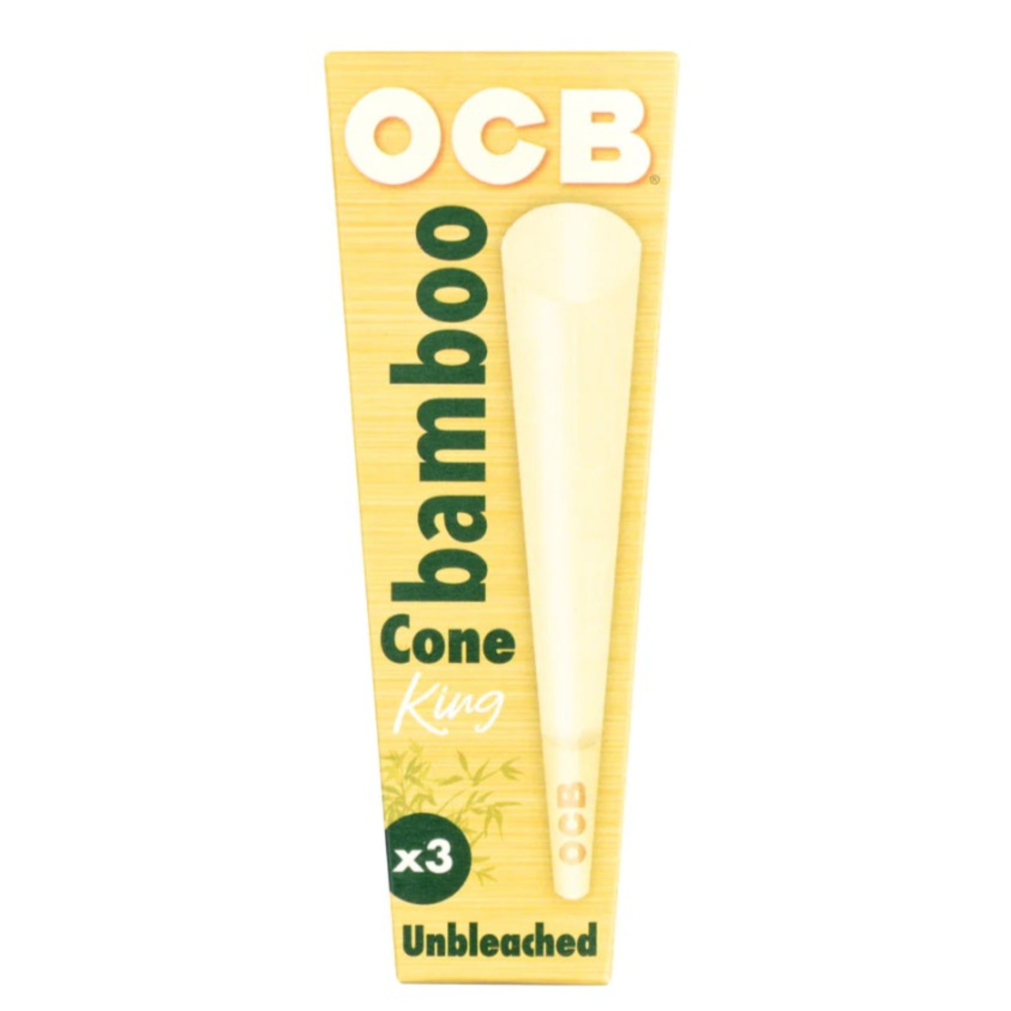 OCB Bamboo Cones Cone OCB King (3 Pack) 