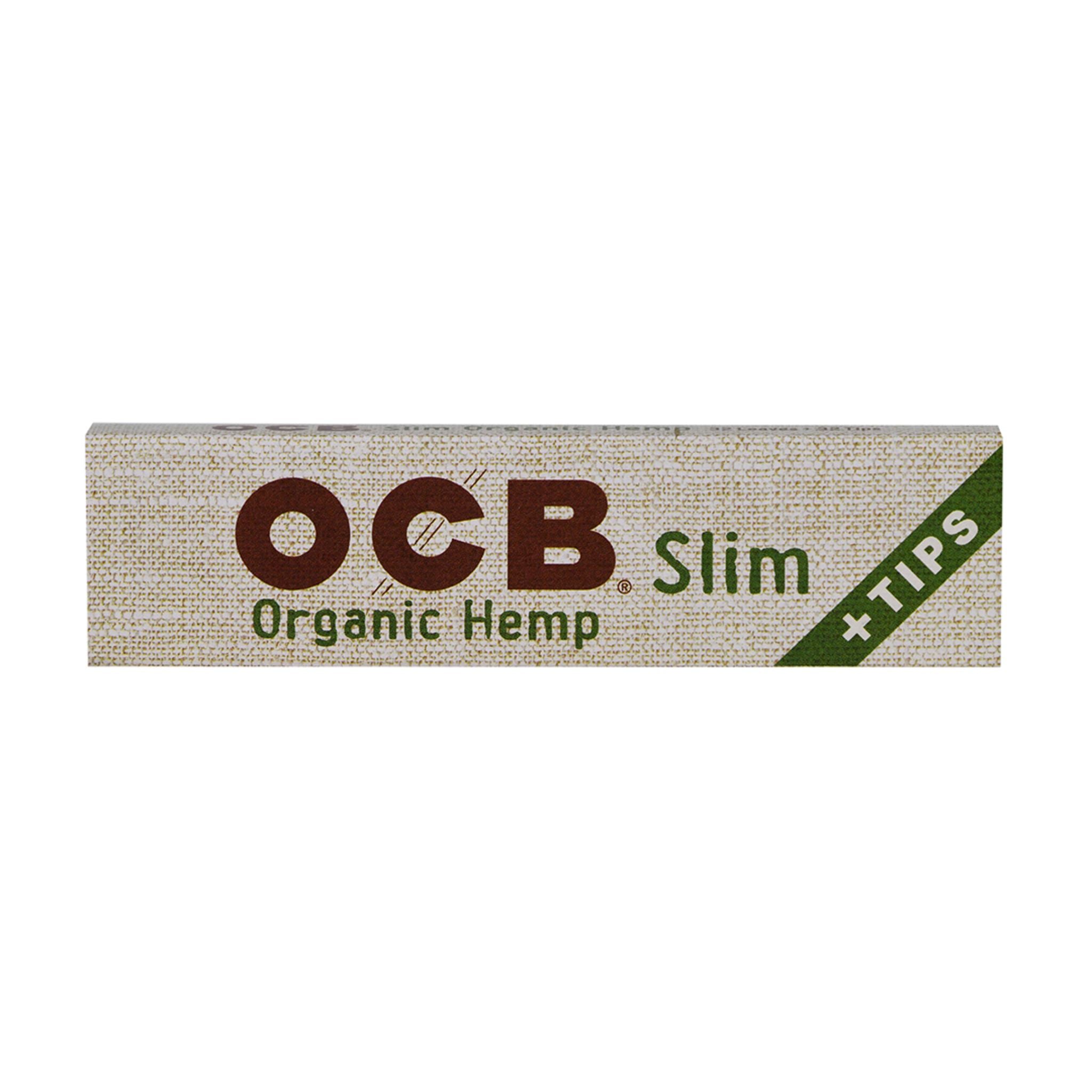 OCB Original Roling Papers + Tips Rolling Papers OCB Organic Hemp Slim 
