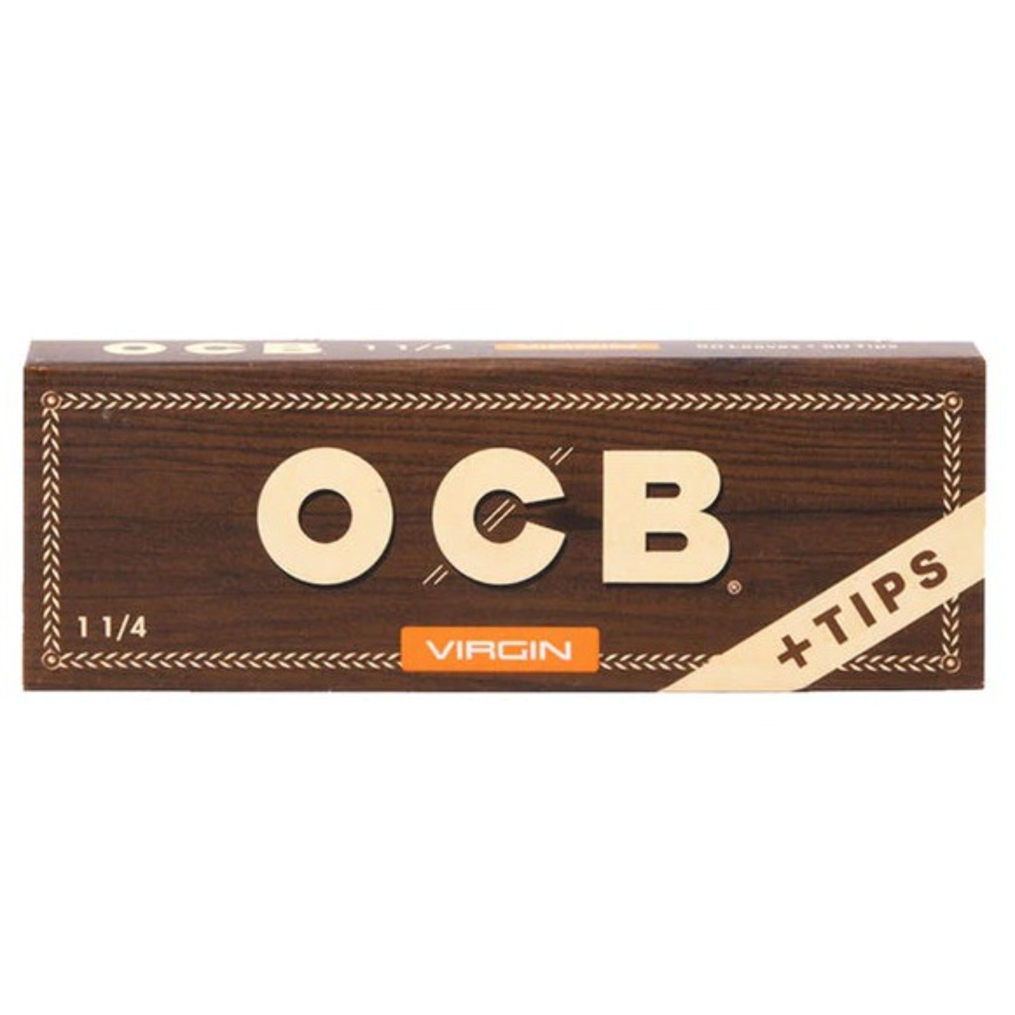 OCB Original Roling Papers + Tips Rolling Papers OCB Unbleached Virgin 1 1/4 