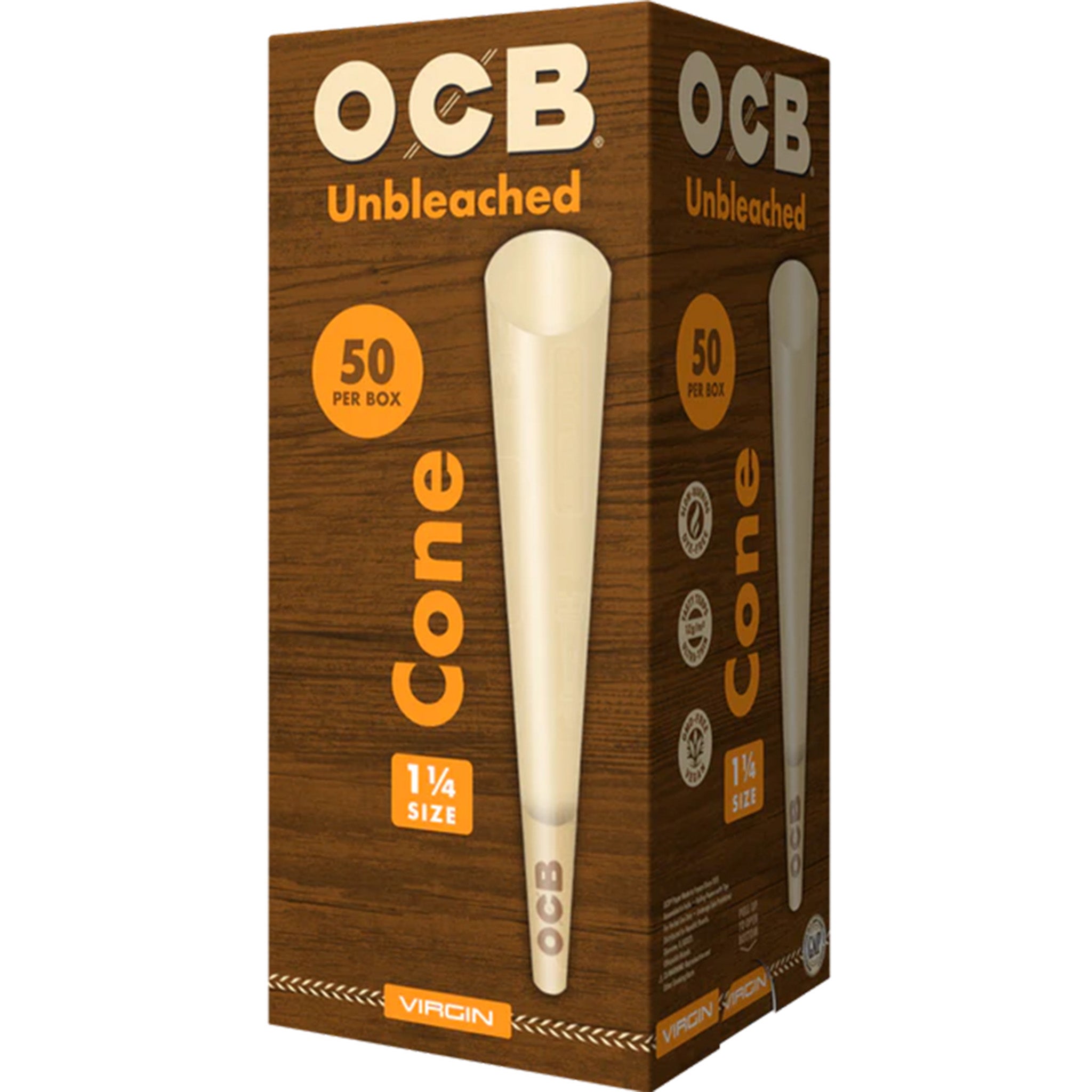 OCB Virgin 1 1/4 Cones Large Box Cone OCB 50 