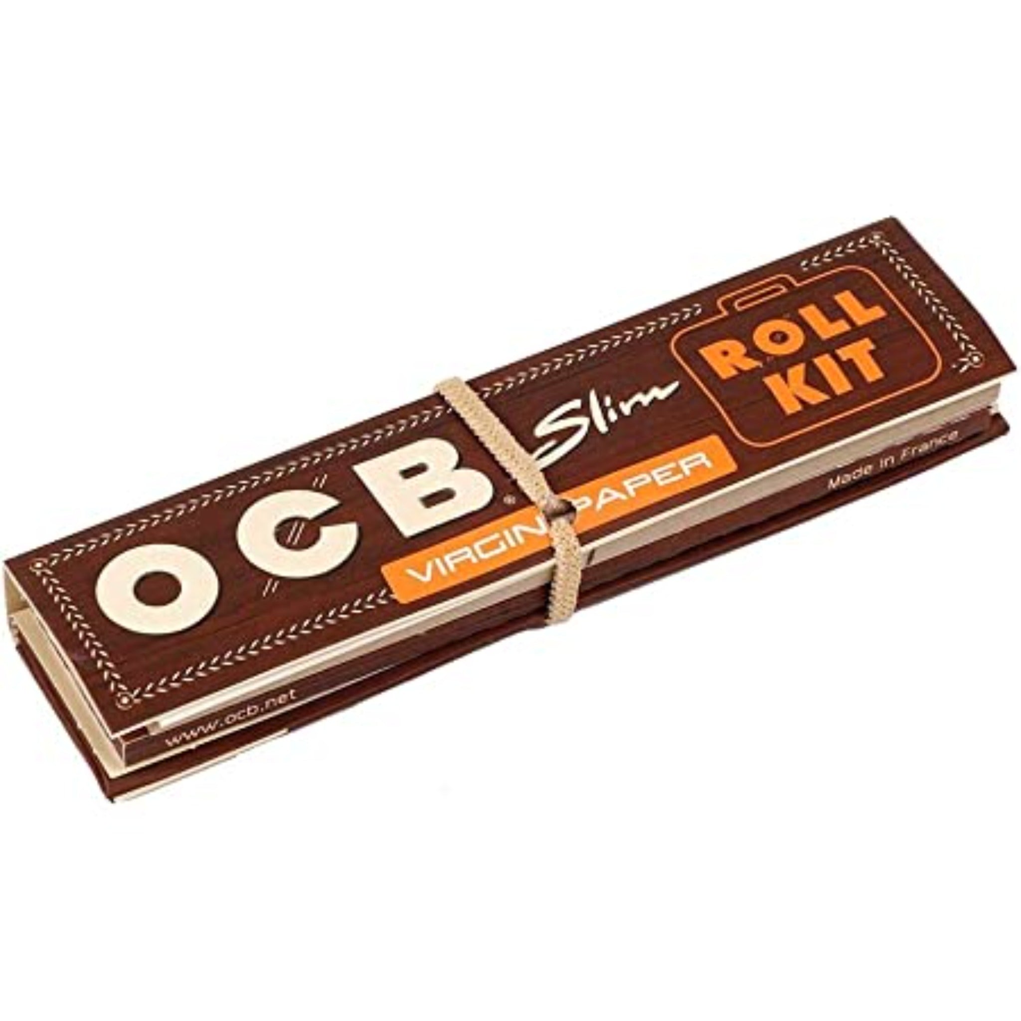 OCB Virgin Unbleached Roll Kit Rolling Papers OCB 