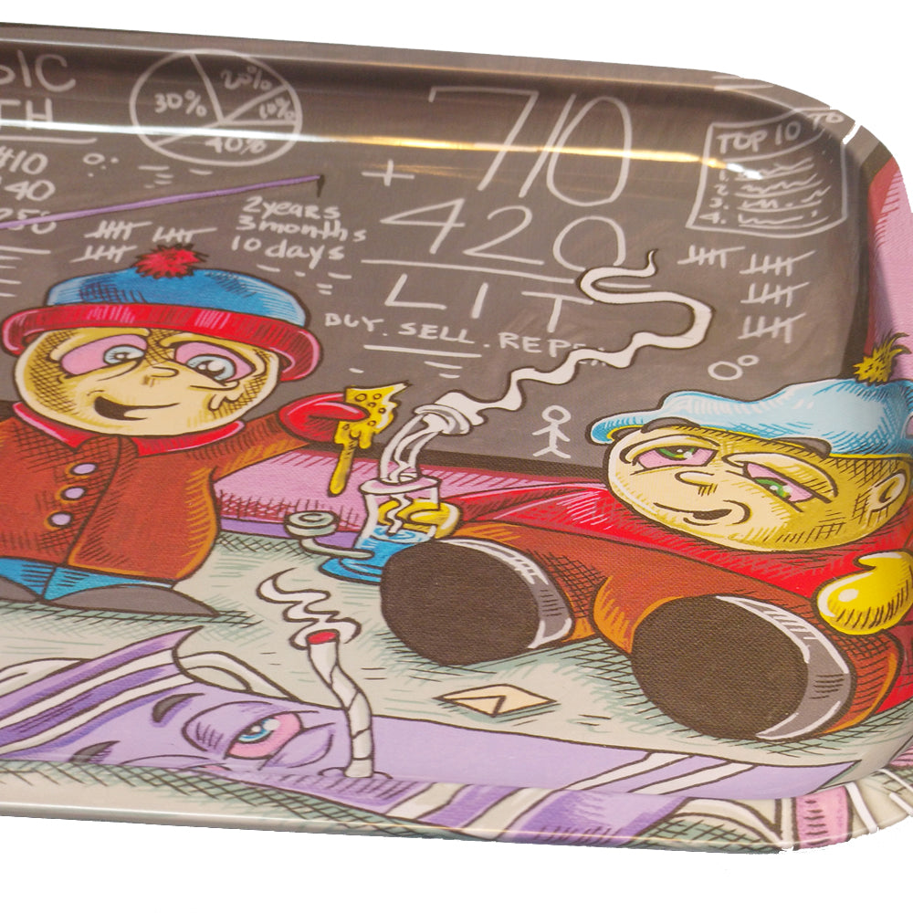 Original Art - Dunkees 'Life Lesson' Tray Rolling Tray Dunkees 