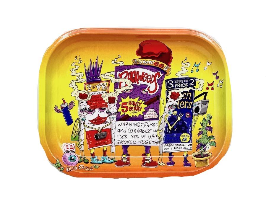 Original Art - Dunkees 'Tobacco Packs' Tray Rolling Tray Dunkees 