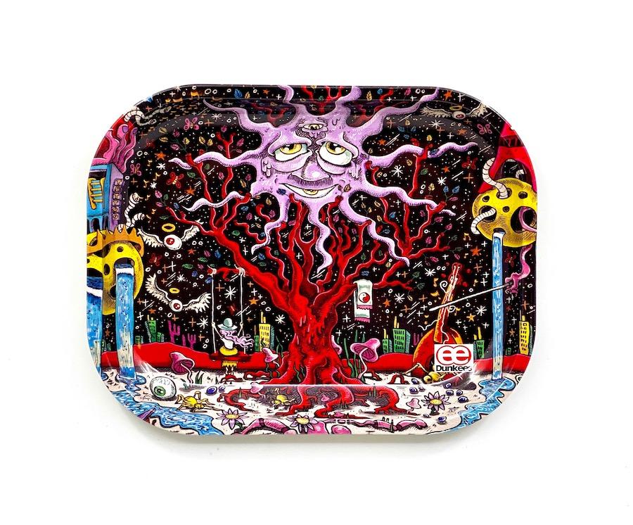 Original Art - Dunkees 'Tree of Life' Tray Rolling Tray Dunkees 