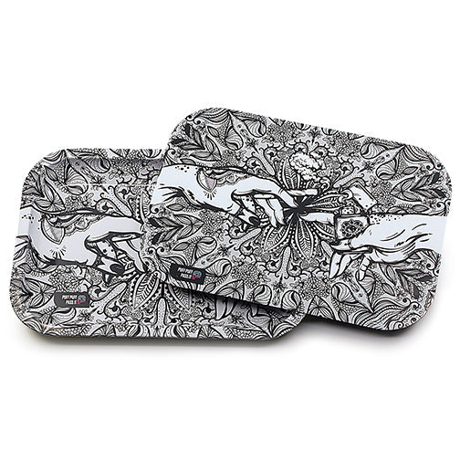 Puff Puff Pass It - Metal Tray w/ Magnetic Lid (5 colors) Rolling Tray Puff Puff Pass It 