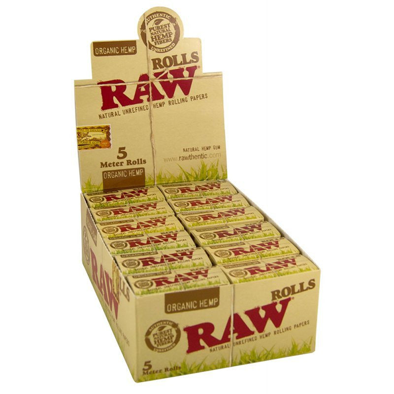 RAW Organic 5 Meter Rolls Rolling Paper RAW 