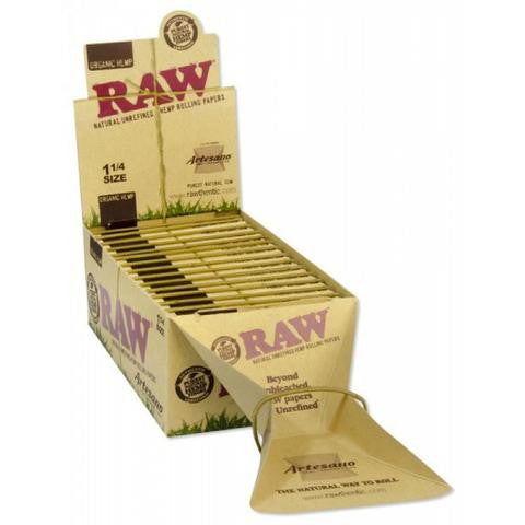 RAW Organic Artesano 1 1/4 size Rolling Paper RAW 