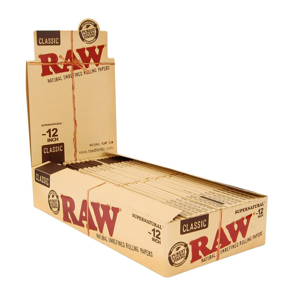 RAW Supernatural Rolling Paper 12" Rolling Paper RAW Full Box 