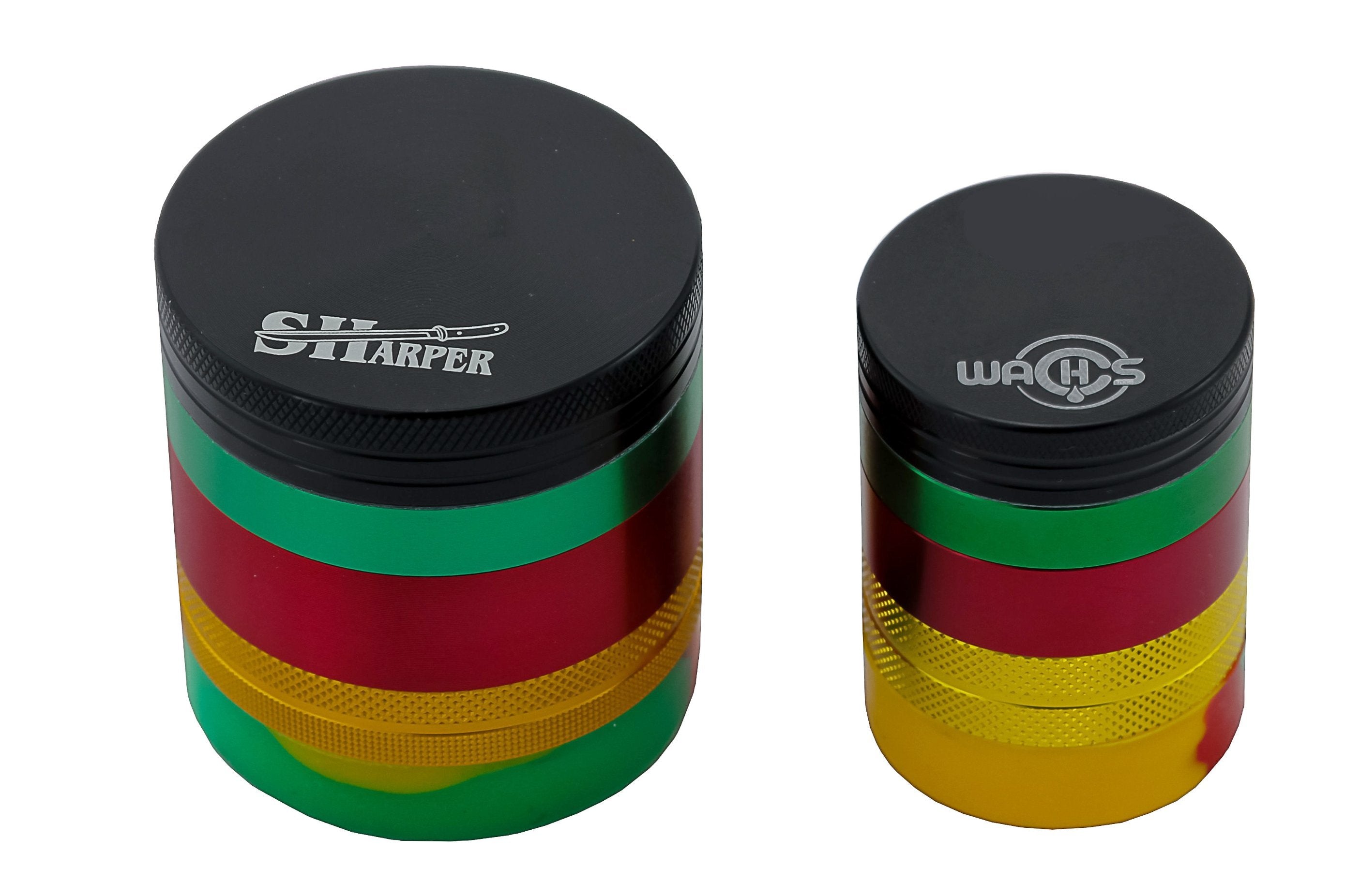 Sharper Grinder w/ Silicon Jar - (1.5")(38mm) 4 piece Sharper 