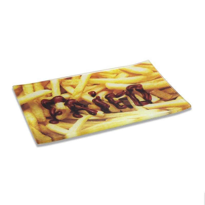 Shatter Resistant Glass Tray - Fried Glass Tray V-Syndicate 