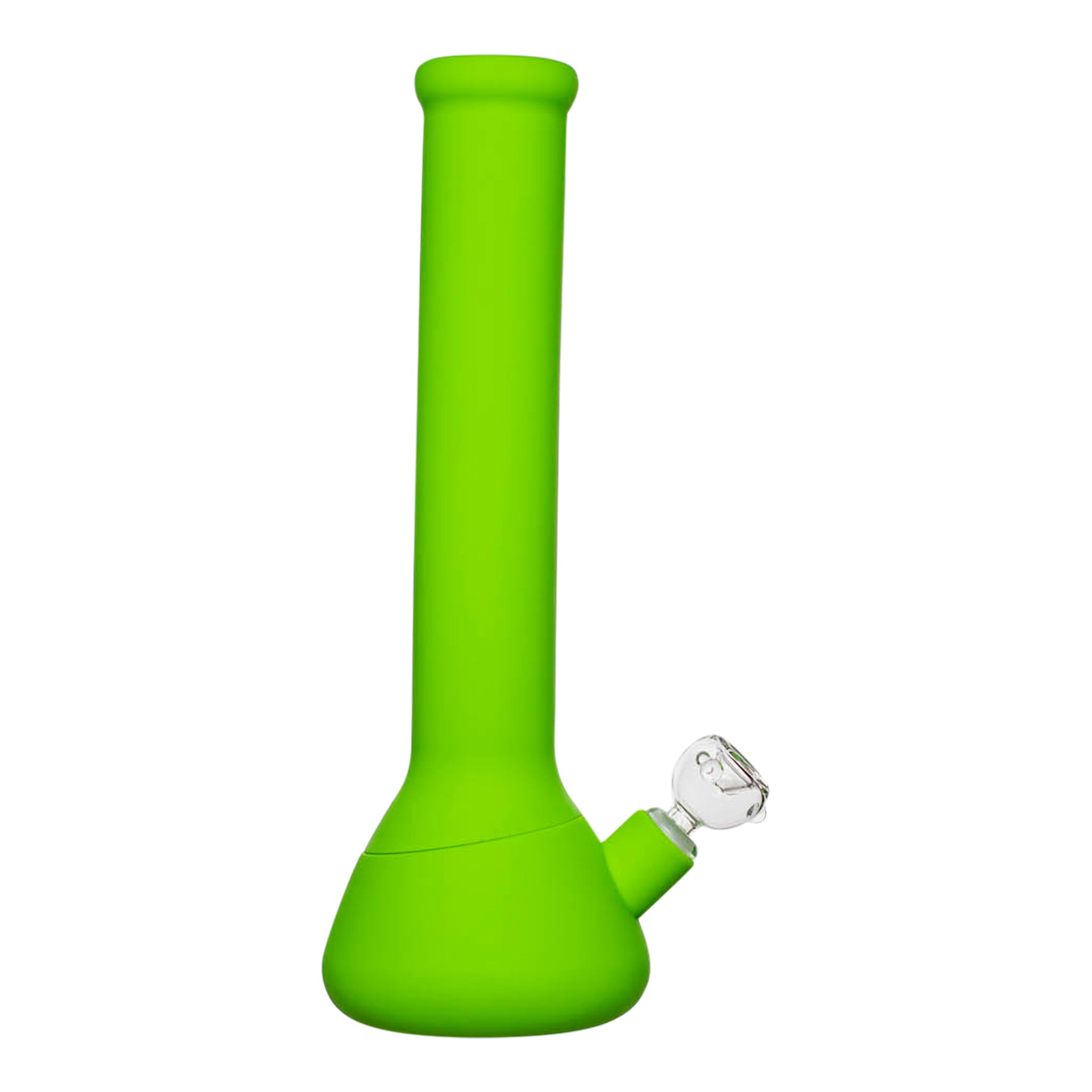 Silicone Beaker Bong - 13in Bong Siliclab Green Small 