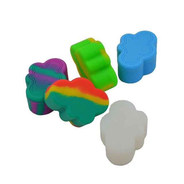 yohosadgdg Wax Silicone Container Set 6pcs 3ml Cat Paw Concentrate  Containers Non Stick Silicone Containers for Wax