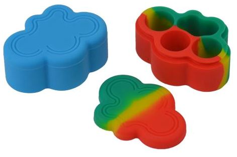 Silicone Container - Small Cloud Dab Container PPPI 