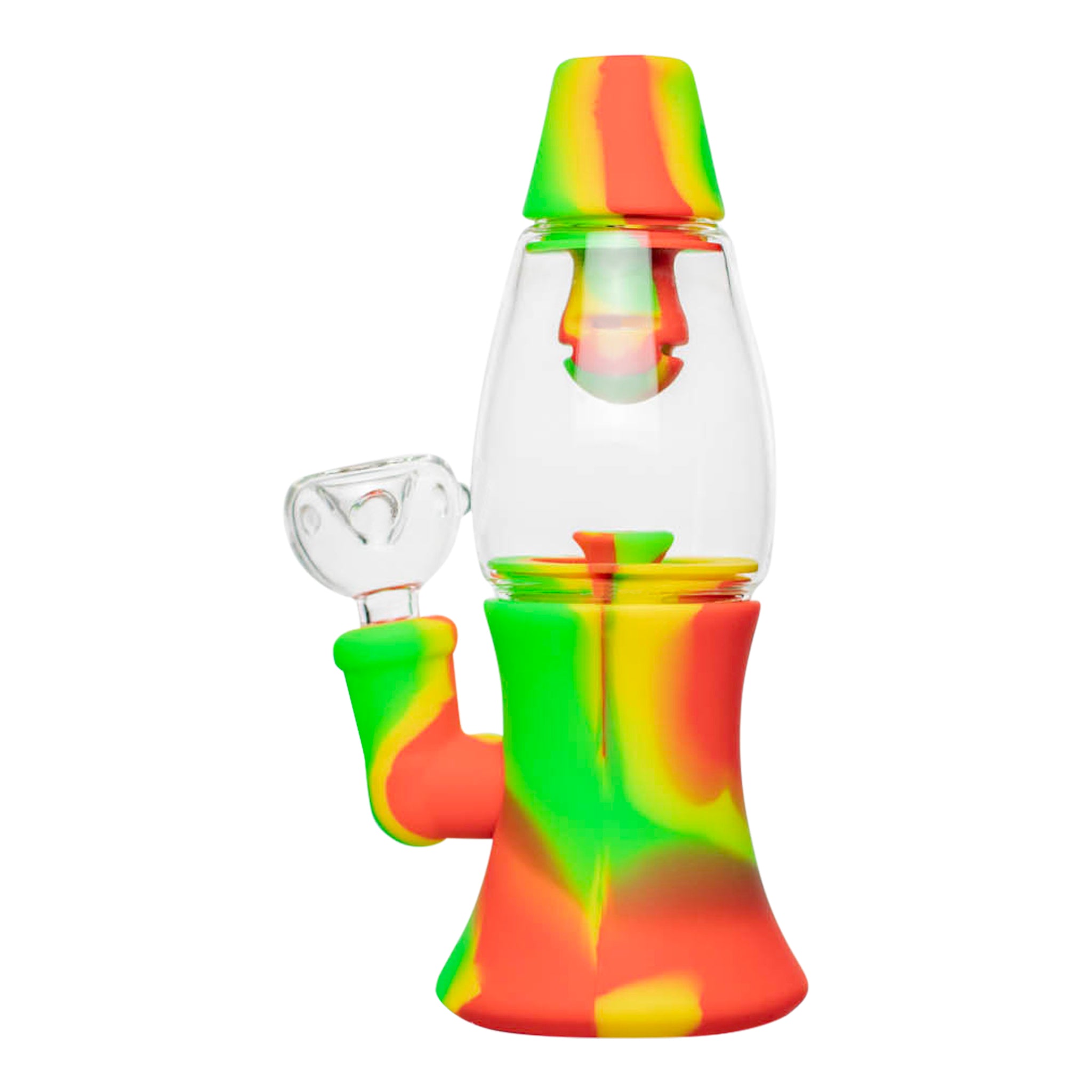 Silicone Lava Bong - 7in Bong Siliclab 