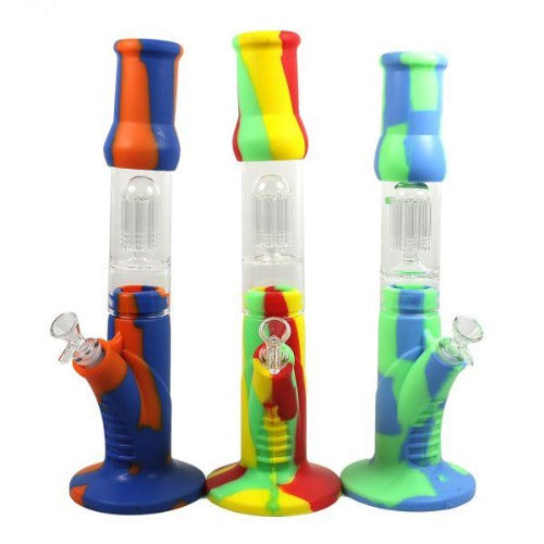 Silicone Water Pipe - Hybrid Jelly Fish Puff Wholesale 