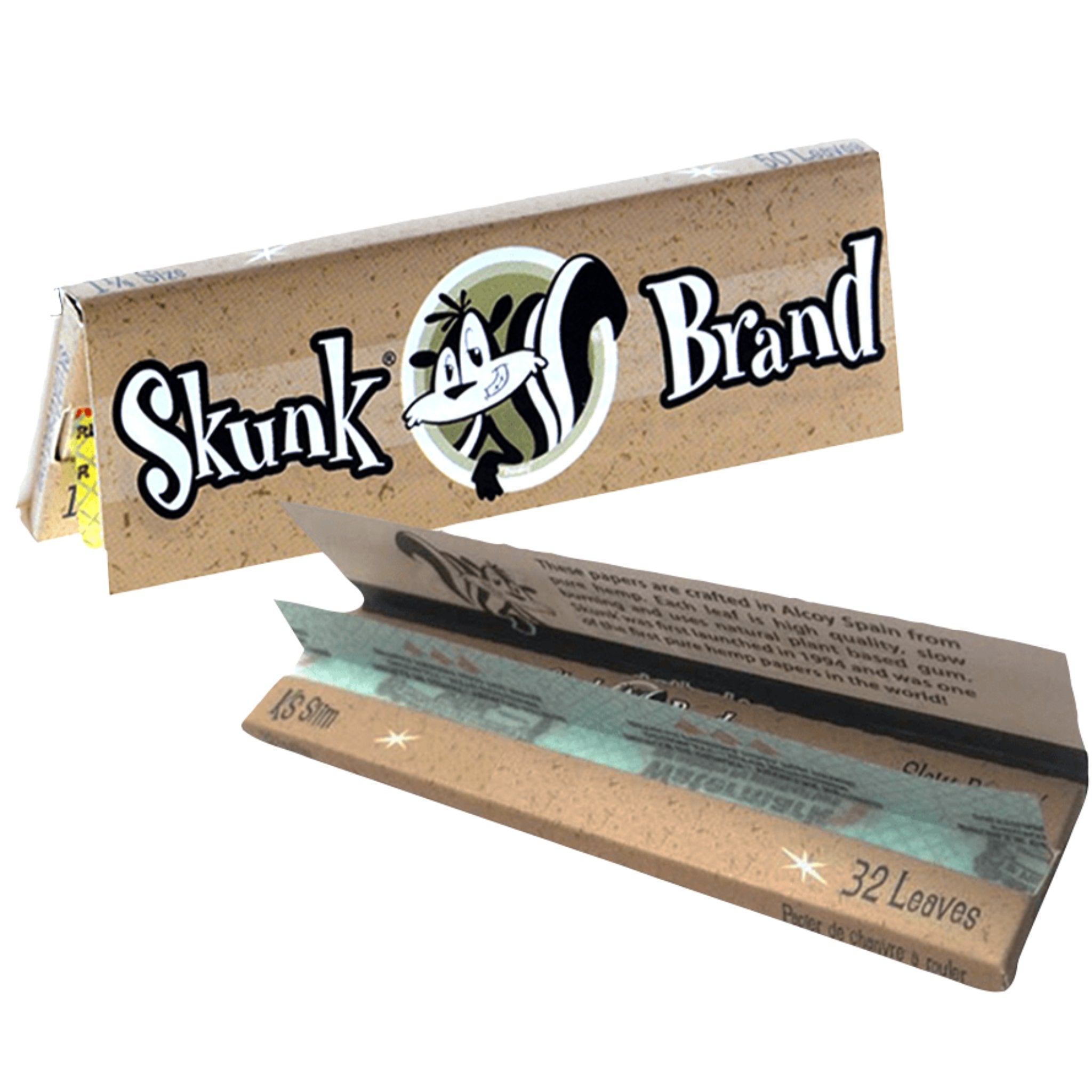 Skunk Brand Rolling Papers - 3 Pack Papers HBI International 1 1/4 - 3 Pack 