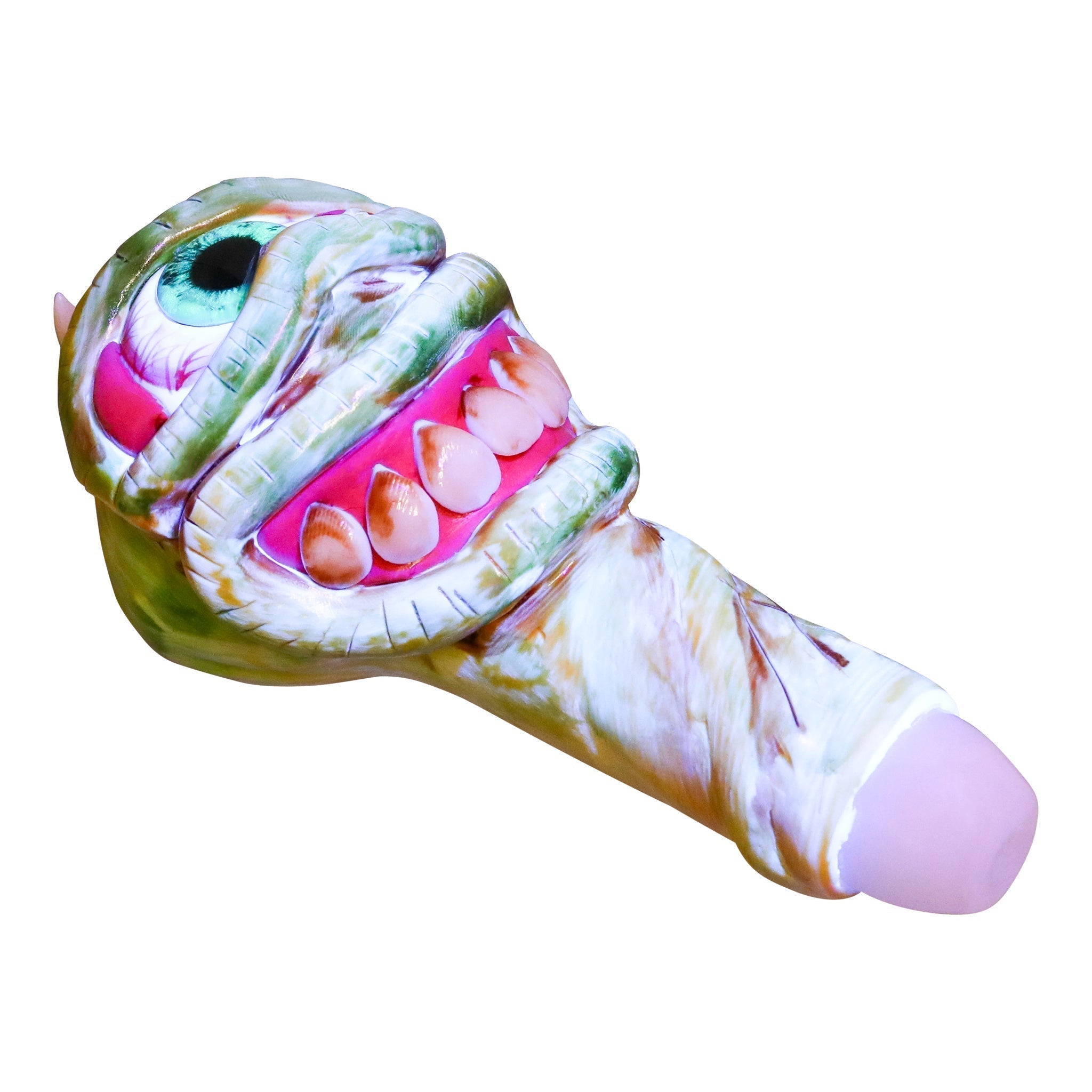 Smiling Cyclops Monster Pipe (5") Pipe HF Glass 