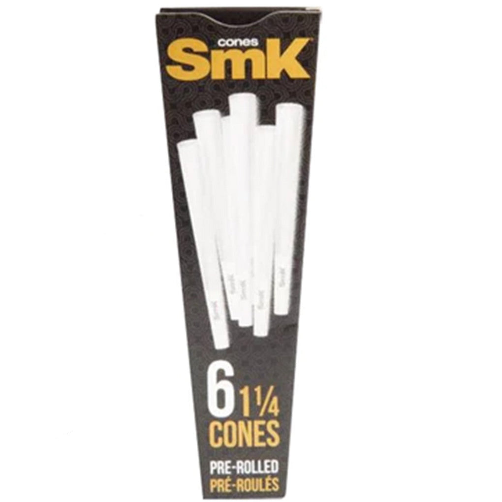 SMK Pre Roll Cones Rolling Papers Ultimate Brands 1 1/4 (6 Pack) 