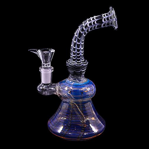 Snake Skin Tube Water Pipe (8") Water Pipes Puff Wholesale 
