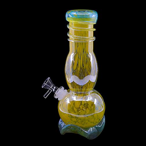 Soft Glass Water Pipe - Pear Shape (8") Water Pipes Puff Wholesale 