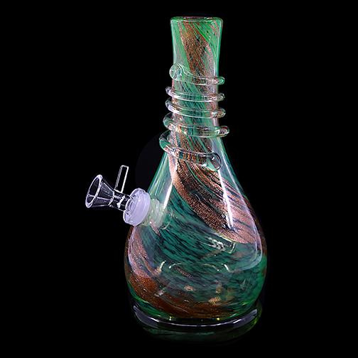 Soft Glass Water Pipe - Raindrop (10") Water Pipes Puff Wholesale 
