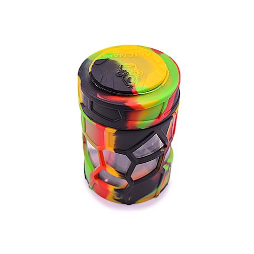 Space King Stackable Glass Silicone Jar Jars Alien Ape Small Rasta 