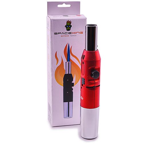 Space King - Straight Torch Lighter Lighter Alien Ape Red 
