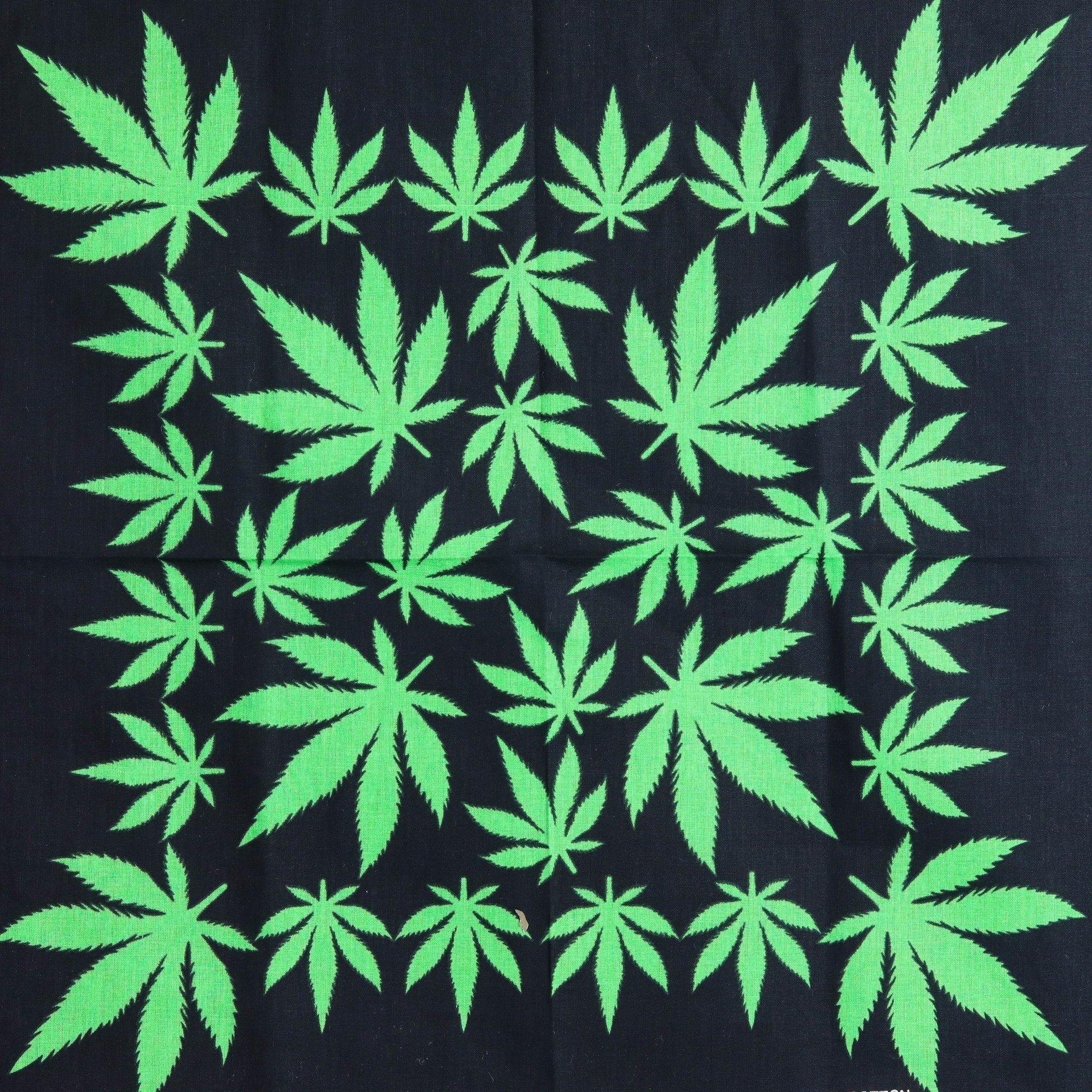 Stoner Style Bandanas Apparel Everything For 420 Green Leaf 