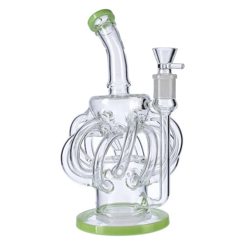Super Cyclone Recycler Water Pipe (11") Water Pipes Puff Wholesale 