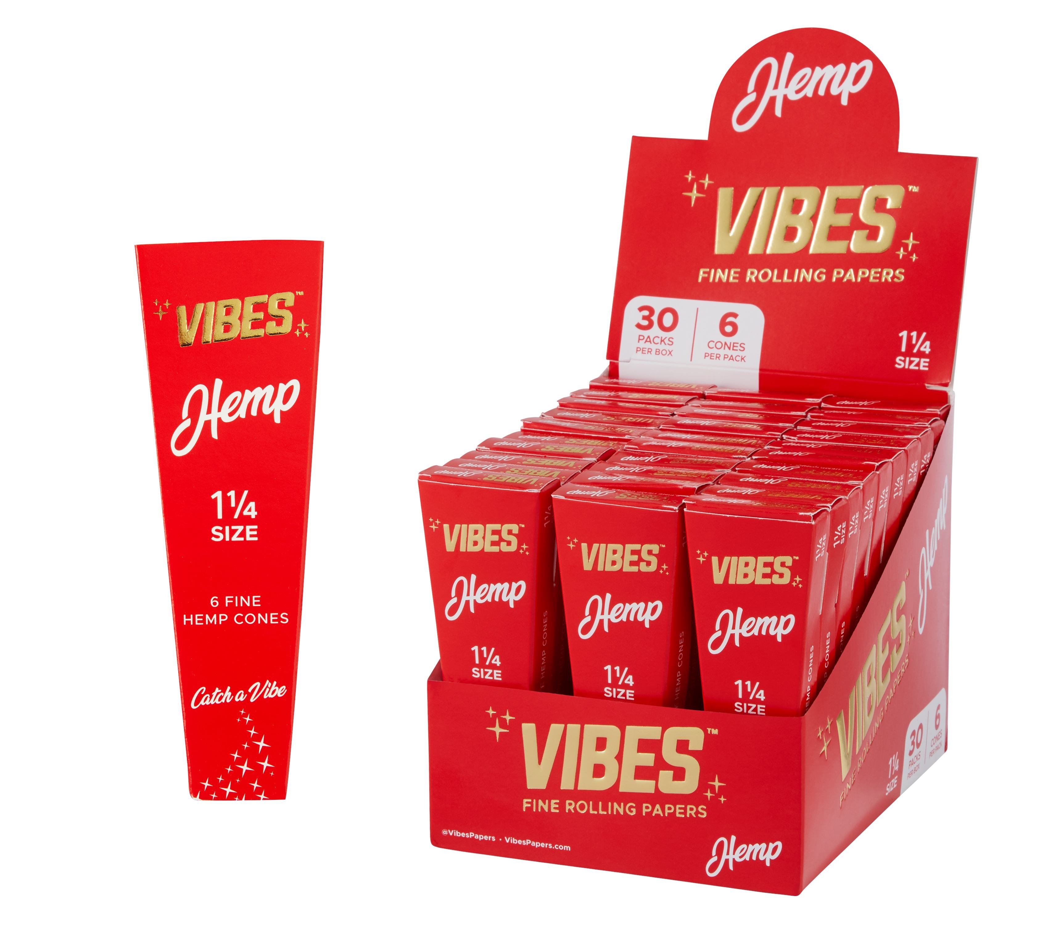 VIBES Cones - 1.25" (3 pack) Rolling Paper VIBES 