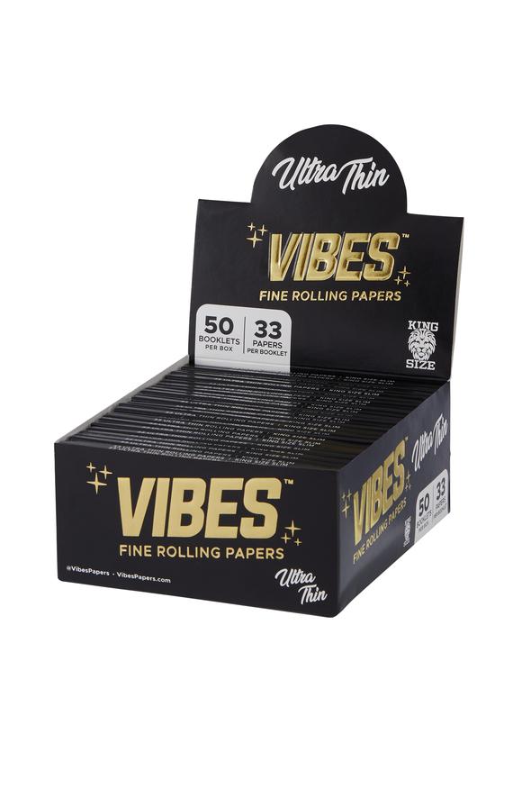 VIBES Papers - King Size Slim (5 pack) Rolling Paper VIBES 