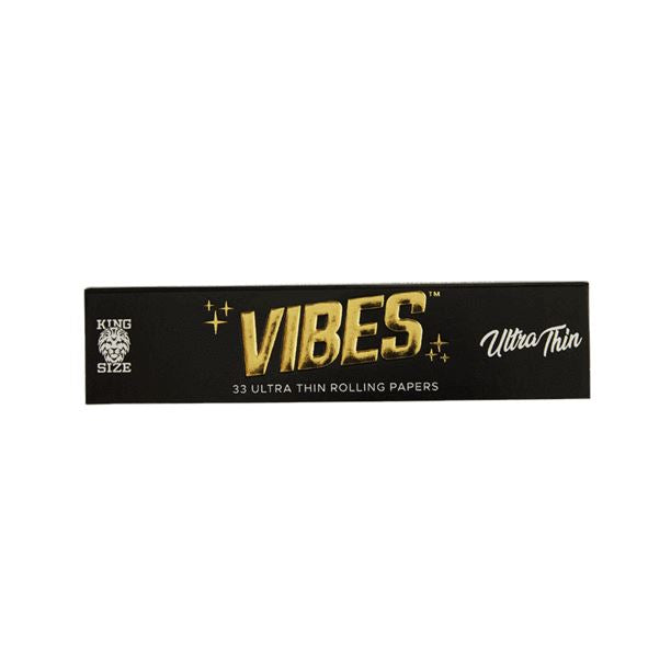 VIBES Papers - King Size Slim (5 pack) Rolling Paper VIBES Ultra Thin 