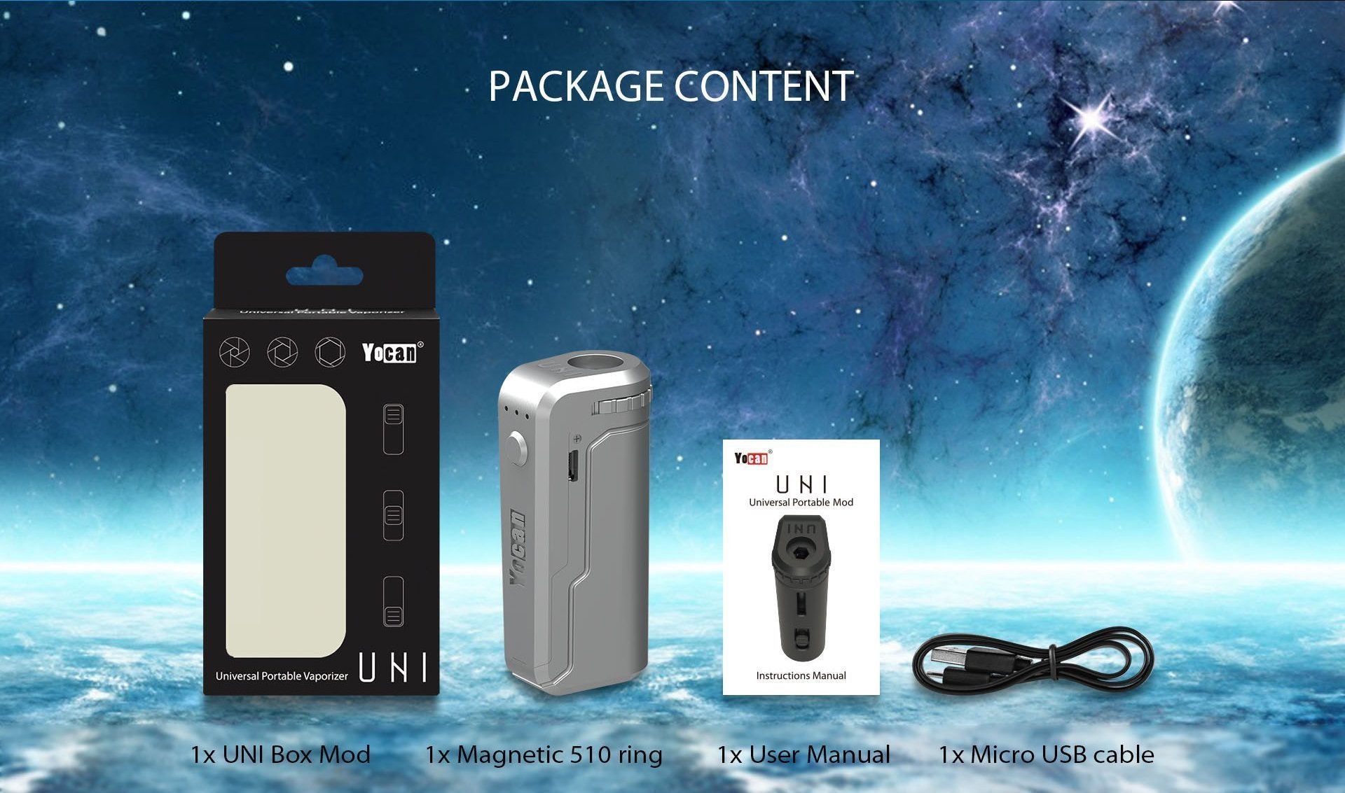 Yocan UNI (Universal Cartridge Battery) Yocan UNI (Universal Cartridge Battery)